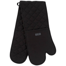 Stellar Textiles 93cm Double Oven Glove Black