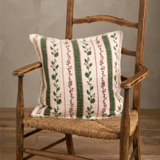 Walton & Co Holly Berry 45cm Cushion Green