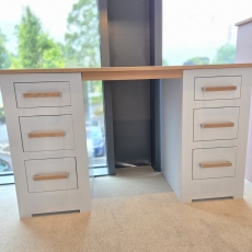 Milton Double Pedestal Dressing Table (Ipswich)