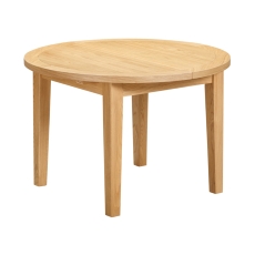 Nero Round Extending Dining Table 116-156cm & 4 Nero Dining Chairs