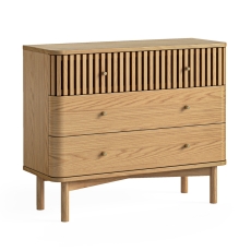 Savannah 3 Drawer Chest Natural Oak