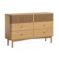 Savannah 6 Drawer Chest Natural Oak