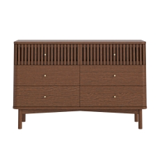 Savannah 6 Drawer Chest Brown Oak