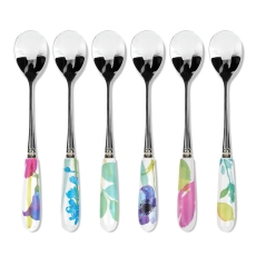 Portmeirion Water Garden Set Of 6 Tea Spoons
