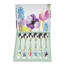 Portmeirion Water Garden Set Of 6 Tea Spoons