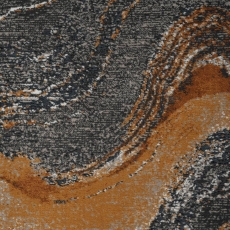 Medina Charcoal / Terracotta Rug
