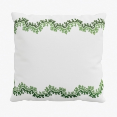Sanderson Sycamore & Oak Pillowcase Pair Square Botanical Green