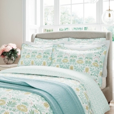 V&A Voysey Anselm Cover Set Aqua