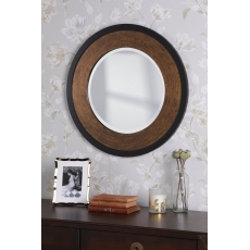 Laura Ashley Cara Mottled Bronze Mirror