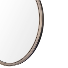 Laura Ashley Round Harrington Antique Brass Mirror