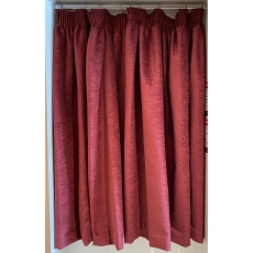 Pencil Pleat York Mulberry Curtains 148cm (Bury St Edmunds)