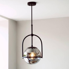 Matt Black Single Pendant Light