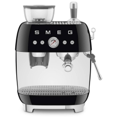 Smeg Espresso Machine With Grinder Black