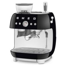 Smeg Espresso Machine With Grinder Black