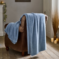 The Big One Throw 230X270cm Dusty Blue