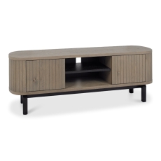 Vigo Entertainment Unit Grey Oiled Oak