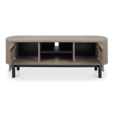 Vigo Entertainment Unit Grey Oiled Oak