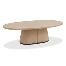 Vigo Oval Coffee Table Scandi Oak