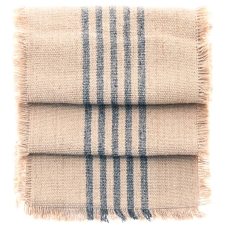 Jute Stripe Runner Midnight