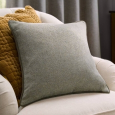 Laura Ashley Milbourne Herringbone 45cm Cushion Grey Sage