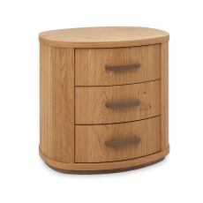 Vigo 3 Drawer Nightstand