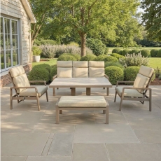 Normandy Rattan Single Reclining Lounger