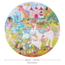 BOPPI 150PC ROUND JIGSAW PUZZLE UNICORN