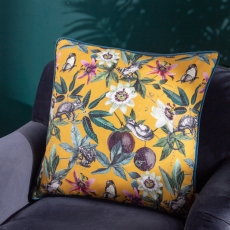 Wild Passion 50cm Cushion Yellow