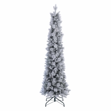 Slim Frosted Lit Tree