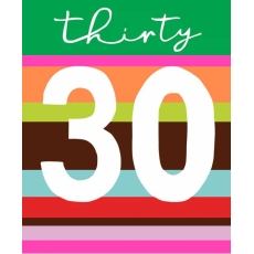 Age 30 - Greeting Card