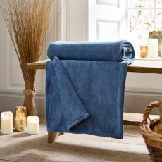 Snuggle Touch Throw 140X180cm Ocean