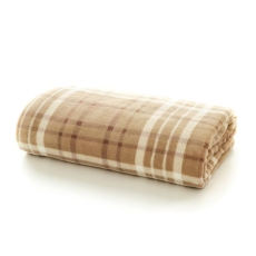 Snuggle Check Throw 140X180cm Umber