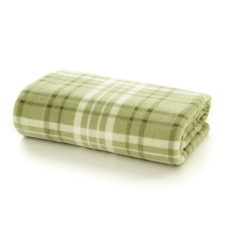Snuggle Check Throw 140X180cm Sage