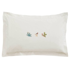 Sophie Allport Orchard Birds Oxford Pillowcase Pair White