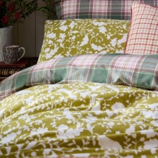 Laura Ashley Litton Duvet Set Olive Green