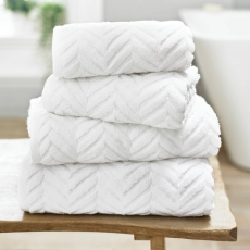The Lyndon Company Catalonia Towel White