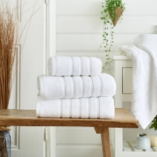 Deyongs Rainham Towel White