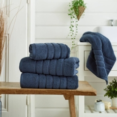 Deyongs Rainham Towel Midnight