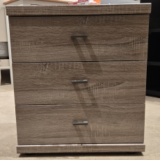 Denby 3 Drawer Bedside Chest (Ipswich)