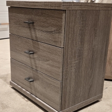 Denby 3 Drawer Bedside Chest (Ipswich)