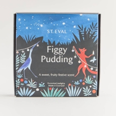 St Eval Tealight Christmas Figgy Pudding