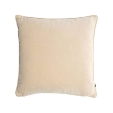 Luxe 56cm Velvet Piped Cushion Champagne