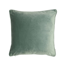 Luxe 56cm Velvet Piped Cushion Eucalyptus