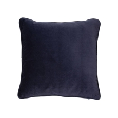 Luxe 56cm Velvet Piped Cushion Navy