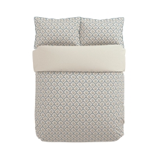 V&A Ribbon Lattice Duvet Set Teal