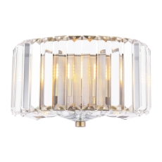 Laura Ashley Fernhurst Wall Light Crystal & Antique Brass