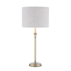 Laura Ashley Highgrove Table Lamp Antique Brass With Shade