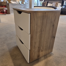 Avondale 3 Drawer Bedside (Ipswich)