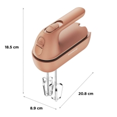 Kenwood 350W Quickmix Go Hand Mixer Clay Red