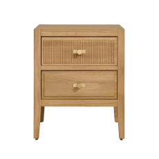 Lyon 2 Drawer Bedside